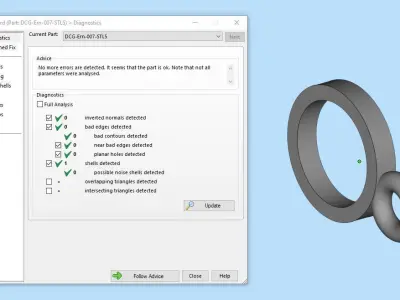 Earring 007 3D print model
