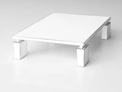 Coffee Table - High Quality Furniture 05 Low-poly 3D model