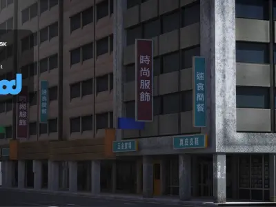 TW Street 008 3D model