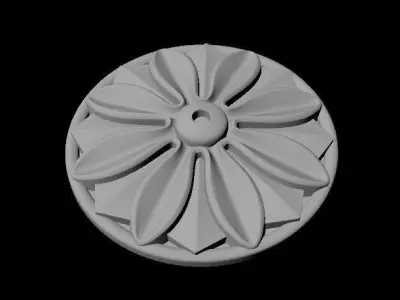 rosette dekor 3D model purchase