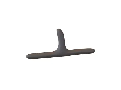 Suzhou Numerals Six V1 001 Low-poly 3D model