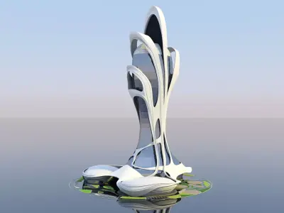 Skyscraper  3D Tower  3D model