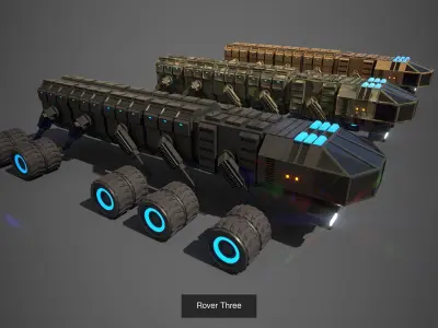 Rover Collection 3D Model Pack