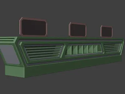 SCI-FI TECH TABLE 3D model