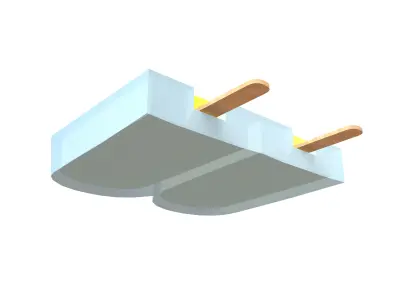 Ice Lolly With Mold v1 005 Low-poly 3D model