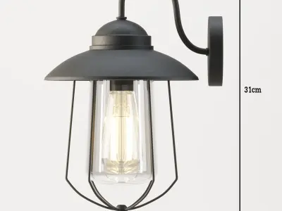 Chesworth Exterior Wall Light 3D model