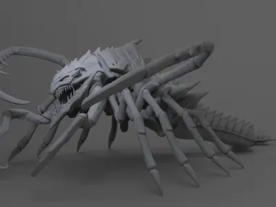 StarCraft2 Defiler 3D print model