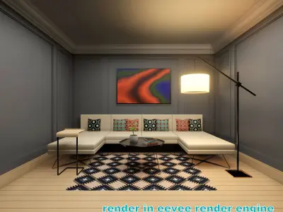 LIVING INTERIOR COLLECTION   3D model