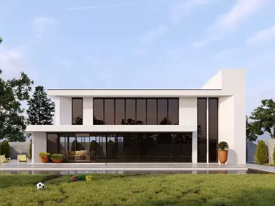 CGI - Architectural Visualization scene 3D model