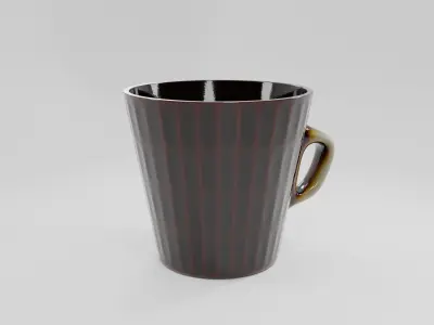 Ceramic Mug 3D Model 3D model