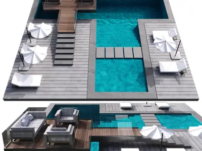 SWIMMING POOL NO101 A 3D model