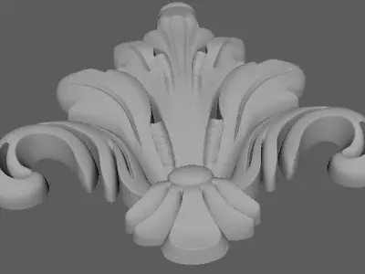 Decor for furniture 3D model 31