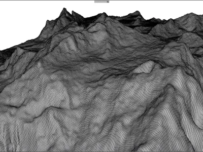Chomo Lonzo Mountain Tibet China 3D model