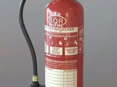 Fire Extinguisher 3D model 29