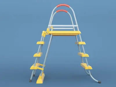 Bestway Pool Ladder 3 step 3D model