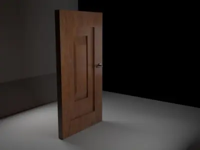 a basic door no bs 3D model