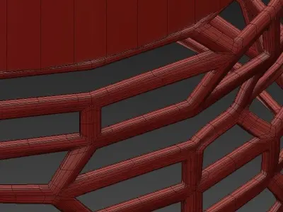 Pvc chandelier 3D model