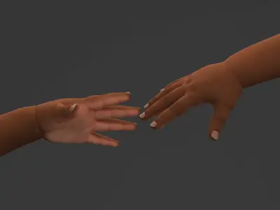  Baby Hands Rigged Collection 