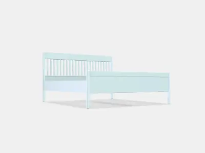 IDANAS Bed frame 24 Low-poly 3D model