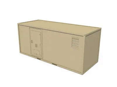 20ft Office Container Version1 3D model