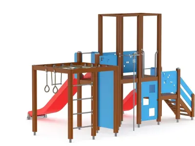 Lappset Activity Tower 02 3D model