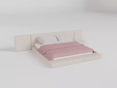Double Bed 2 3D model
