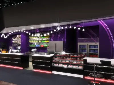 Bar  lounge 3Dmodel 3D model