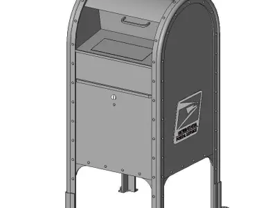 NYC Mail Box 3D model