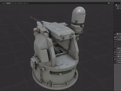 scifi-model561 scifi weapon 3D model