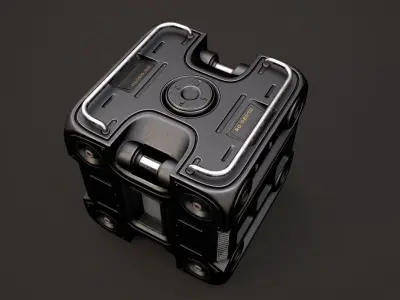 Sci Fi Box 3D model
