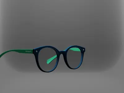 Polaroid Sunglasses 02 for Augmented Reality Low-poly 3D model