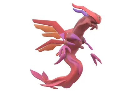 Dragon Monster v2 002 Low-poly 3D model