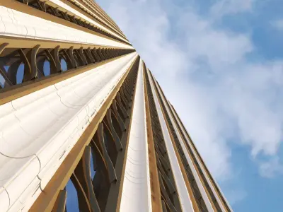 111 West 57th Street Skyscraper New York 3D model