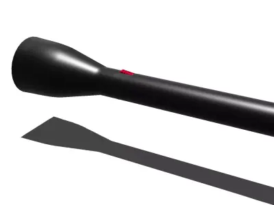 electric torch Free low-poly 3D model