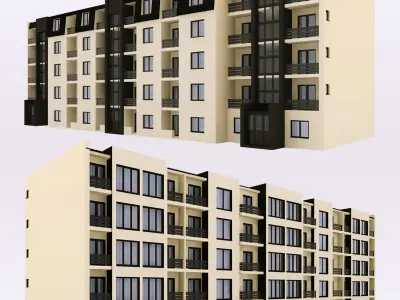 modern Townhouse 3D model