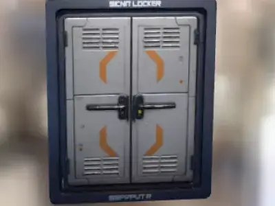 Supply Locker Low-poly 3D model