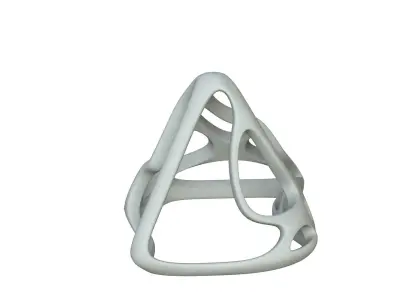 SciFi Cube Object No 62582 Low Poly Shape Low-poly 3D model