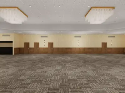 Conference Meeting Room Event Space 3D model