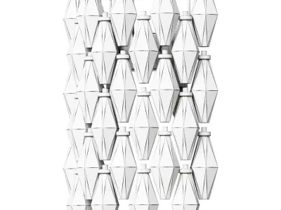 Wall lamp Seneffe L22824 92 3D model