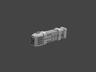Armored Might MRHV - Slayer Turret and Weapons 3D print model