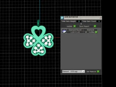  Collection Heart 12 Pendant 3D print model
