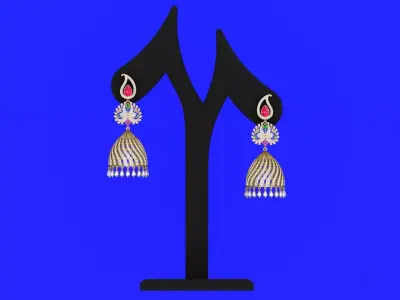 Jhumka 001 3D print model