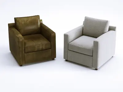 Barrett Track Armchair 3D model