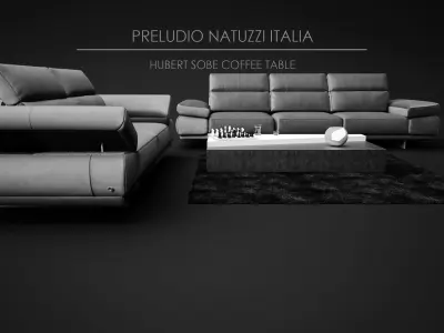 Sofa Set - Preludio Natuzzi Italia 08 3D model
