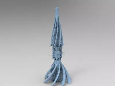 London Modern Sci Tower 6  3D model