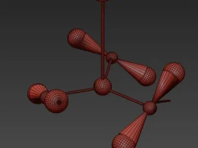 jonathan adler caracas chandelier 3D model