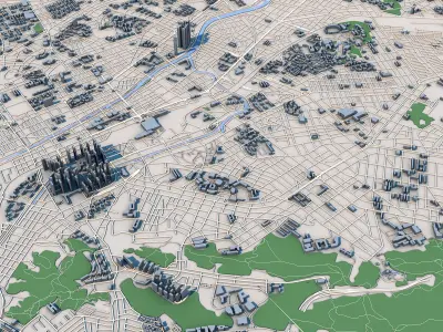 Daejeon City South Korea 3D model