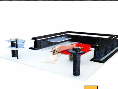 Sci Fi City Futuristic Architecture A3 A4 3D model