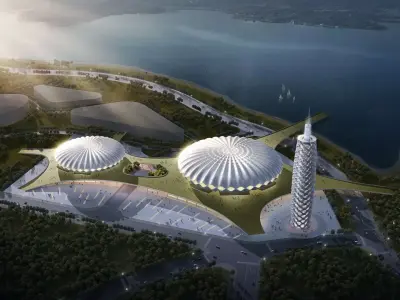 Binhai Sports Center 3D model