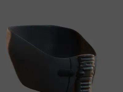 Gas mask helmet 3d model scifi Low-poly  Low-poly 3D model 163